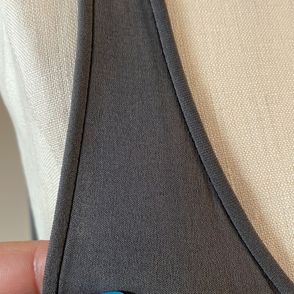 Eileen Fisher SILK knit jersey stretch A-line TANK tunic scoop neck size Med - Picture 3 of 7